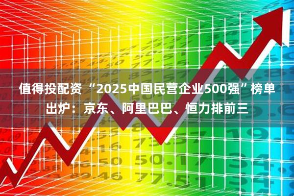 值得投配资 “2025中国民营企业500强”榜单出炉：京东、阿里巴巴、恒力排前三